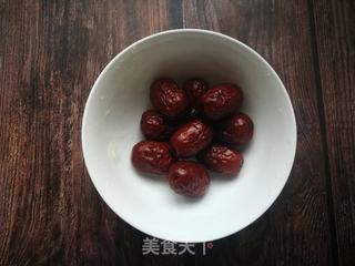 皂角米南瓜红枣大米粥的做法步骤:3