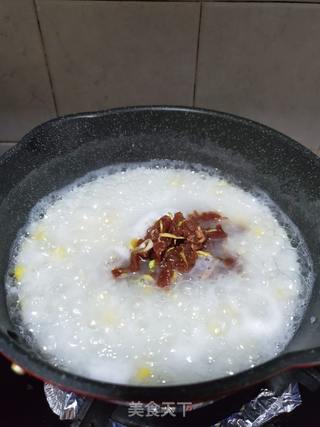 牛肉粒玉米粥的做法步骤:10
