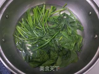 菠菜米粥的做法步骤:5