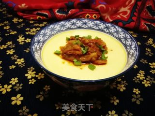 榨菜蛋羹的做法步骤：7