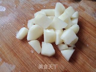 虫草花雪梨稀饭的做法步骤:3