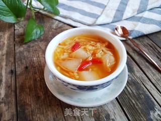 虫草花雪梨稀饭的做法步骤:8