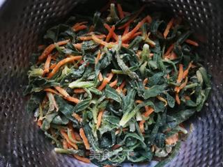 蒸红薯面条菜的做法步骤:11