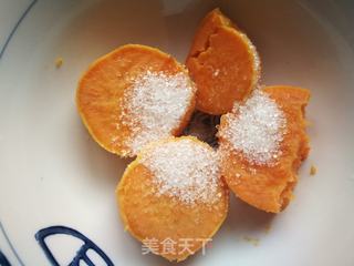 红薯手抓饼的做法步骤:3