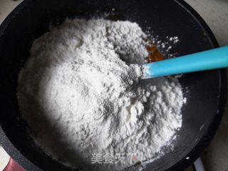 南瓜夹心饼干的做法步骤：2