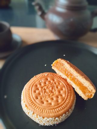南瓜夹心饼干的做法步骤：16