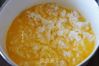 白米饭蔬菜饼的做法步骤:3