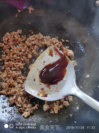 爆下饭的肉末浇蛋羹的做法步骤:10