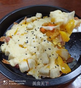 奶酪馒头火腿丁的做法步骤:9