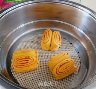 南瓜花样馒头的做法步骤:20