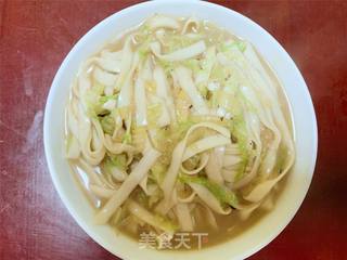 家常炝锅面的做法步骤:6