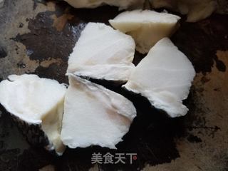 豉汁蒸鳕鱼下巴的做法步骤：2