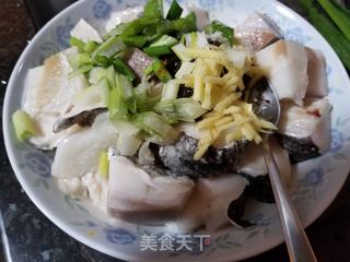 豉汁蒸鳕鱼下巴的做法步骤:4