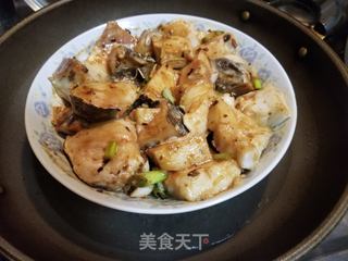 豉汁蒸鳕鱼下巴的做法步骤:6