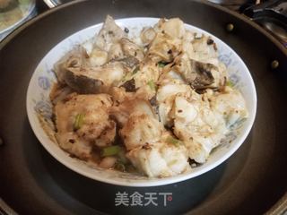豉汁蒸鳕鱼下巴的做法步骤:7