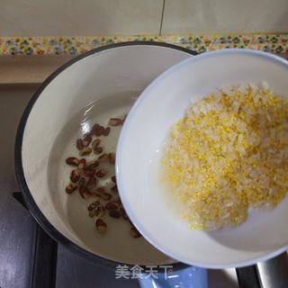 二米豇豆粥的做法步骤:5