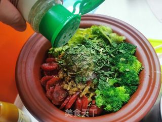 办公室简易煲仔饭的做法步骤:7
