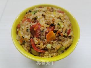 办公室简易煲仔饭的做法步骤:10