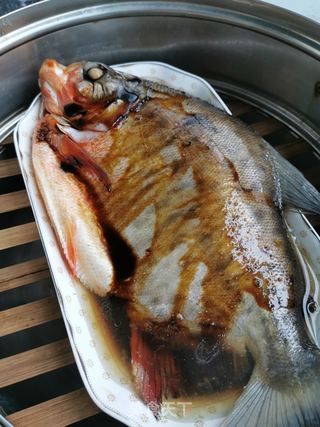 清蒸红石斑鱼的做法步骤:5