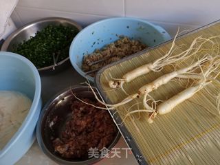 人参饺子的做法步骤:2