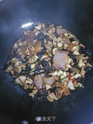 腌萝卜干炒腊肉的做法步骤:12