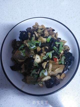 腌萝卜干炒腊肉的做法步骤:14