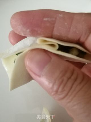 猪肉韭菜饺子的做法步骤:9