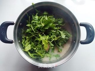 羊肉鸭血荠菜汤的做法步骤:7