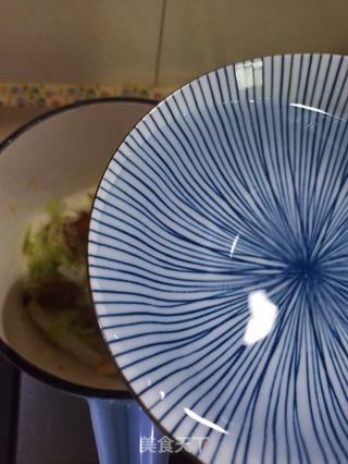白菜牛肉酸汤面的做法步骤:6