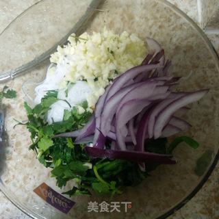 菠菜拌粉丝的做法步骤：5