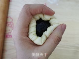 豆沙小汉堡的做法步骤:7