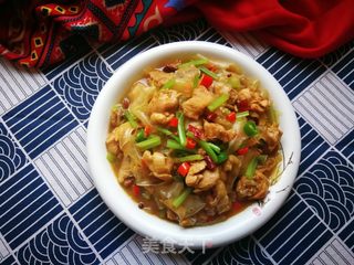 芹菜鸡块炖粉皮的做法步骤:19