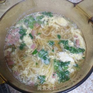 辣白菜煮玉米喳面的做法步骤:9