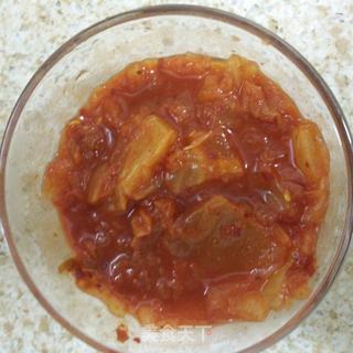 辣白菜煮玉米喳面的做法步骤:11