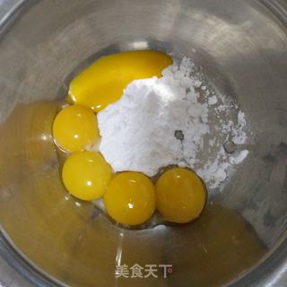 蔓越莓戚风蛋糕的做法步骤:3