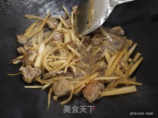 白萝卜炒牛肉的做法步骤：5