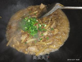 白萝卜炒牛肉的做法步骤：6