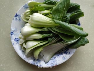 香菇油菜的做法步骤:2