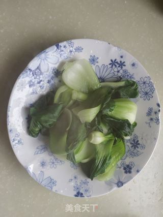 香菇油菜的做法步骤：4