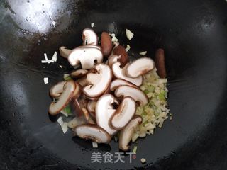 香菇油菜的做法步骤：9