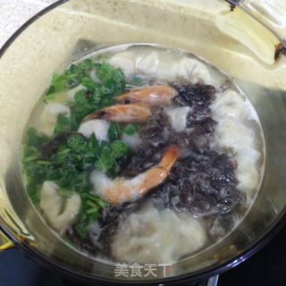 虾仁馄炖的做法步骤:7