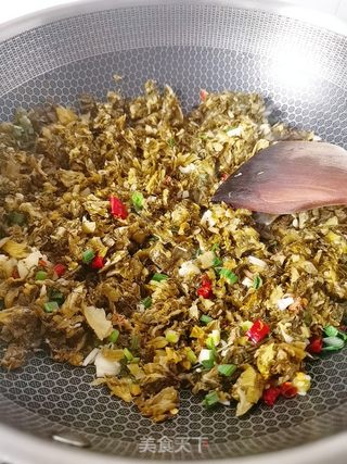 腌菜肉末包的做法步骤:4