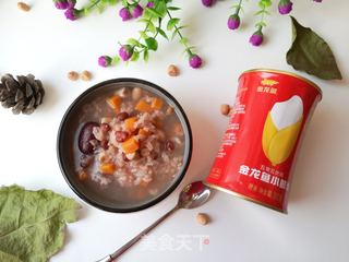 电炖锅版的红薯红豆花生粥的做法步骤:10