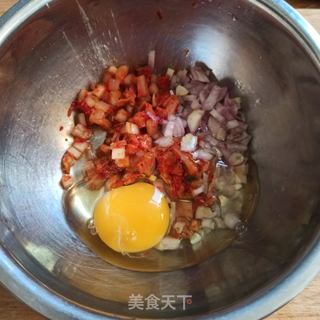 泡菜饼的做法步骤:2