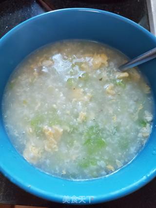 风姜鸡蛋粥的做法步骤:7