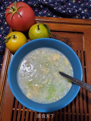 风姜鸡蛋粥的做法步骤:8