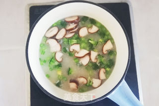 #Harthsun珐琅铸铁锅试用报告# 宝宝辅食12M+——什锦蔬菜火腿粥的做法步骤:5
