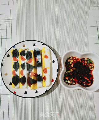 黄金三色皮蛋的做法步骤:9