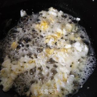 榨菜蛋炒饭的做法步骤:5