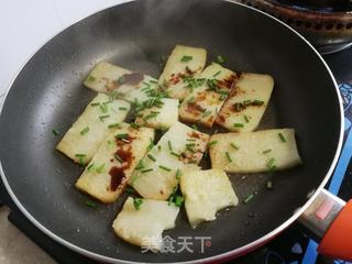 香煎南糕的做法步骤：5